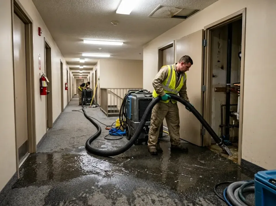 multi-unit-apartment-hallway-f-005 — frequently asked questions, Emergency Burst Pipe Water Extraction & Removal in Mount He…